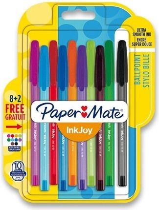 PaperMate Kuličková tužka InkJoy 100 sada 10 ks - obrázek 1