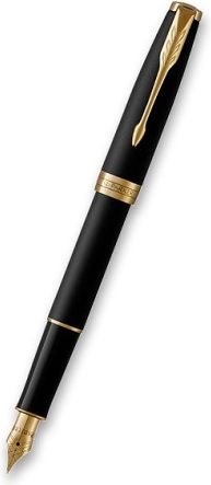 Parker Sonnet Matte Black GT hrot M 1502/5131517 - obrázek 1