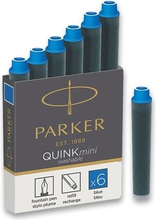 Parker Inkoustové mini bombičky modré 1502/0150409 - obrázek 1