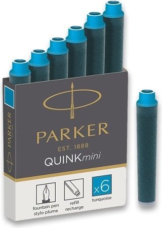 Parker Inkoustové mini bombičky tyrkysové 1502/0150413 - obrázek 1