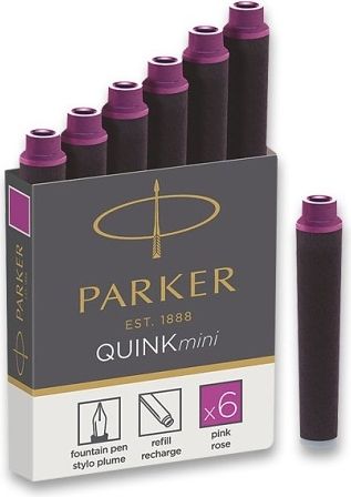 Parker Inkoustové mini bombičky růžové 1502/0150411 - obrázek 1