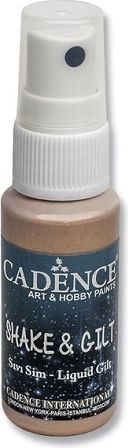 Cadence Textilní barva ve spreji třpytivá bronzová - obrázek 1