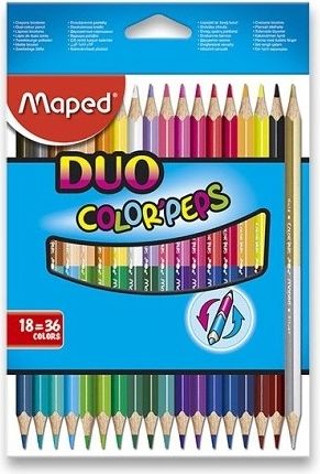 Maped Pastelky Color'Peps 9601 Duo oboustranné pastelky, 36 ks - obrázek 1