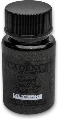 Cadence Akrylové barvy Dora Metalic černá, 50 ml - obrázek 1