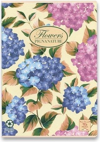 Pigna Školní sešit Nature Flowers A4, čistý, 40 listů,   444 - obrázek 1