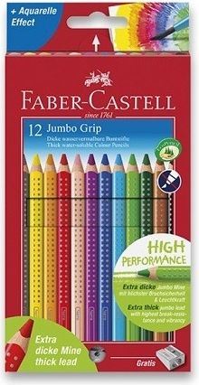 Faber-Castell Pastelky Colour Grip Jumbo 12 ks 1091 - obrázek 1