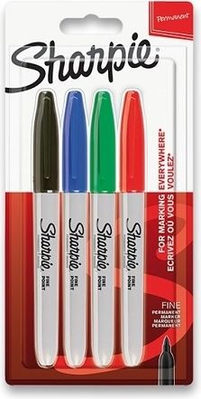 Sharpie Permanentní popisovač Fine sada 4 ks 985858 - obrázek 1