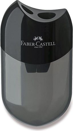 Faber-Castell Ořezávátko 2 otvory, černé 1835000 - obrázek 1