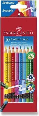 Faber-Castell Pastelky Grip 2001 s ksnou pryží 10 ks - obrázek 1