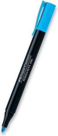Faber-Castell Popisovač Slim Permanent Marker sv. modrý 5645 - obrázek 1