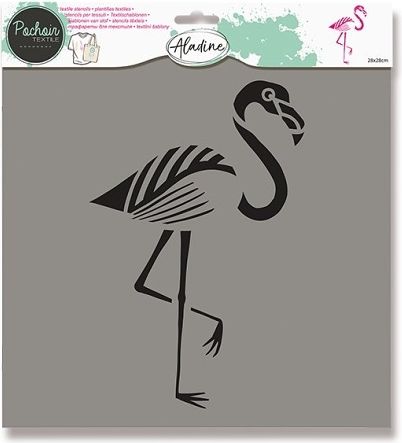 AladinE Plastová šablona - Plameňák 28 x 28 cm - obrázek 1