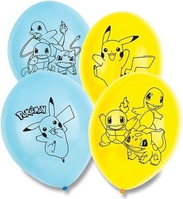 Amscan Nafukovací balónky Pokémon 6 ks - obrázek 1