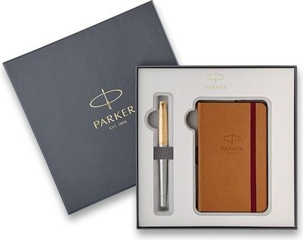 Parker Urban Premium Aureate Powder GT plnicí pero, dárková sada se zápisníkem 1502/4191573 - obrázek 1