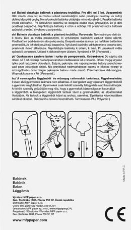Balónek č. 7 nafukovací fóliový 75 cm - obrázek 2