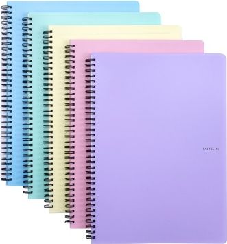 Twin wire blok A5 PP PASTELINI zelená - obrázek 1