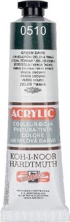 KOH-I-NOOR Akrylové barvy ACRYLIC zelená tmavá 40ml - obrázek 1