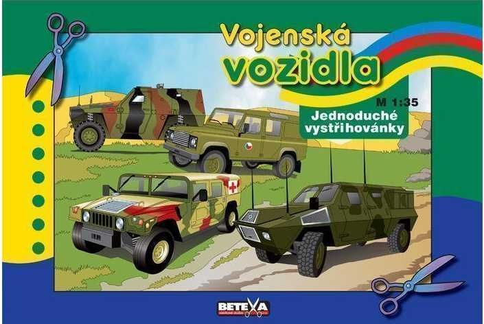 Vojenská vozidla vystřihovánky - obrázek 1
