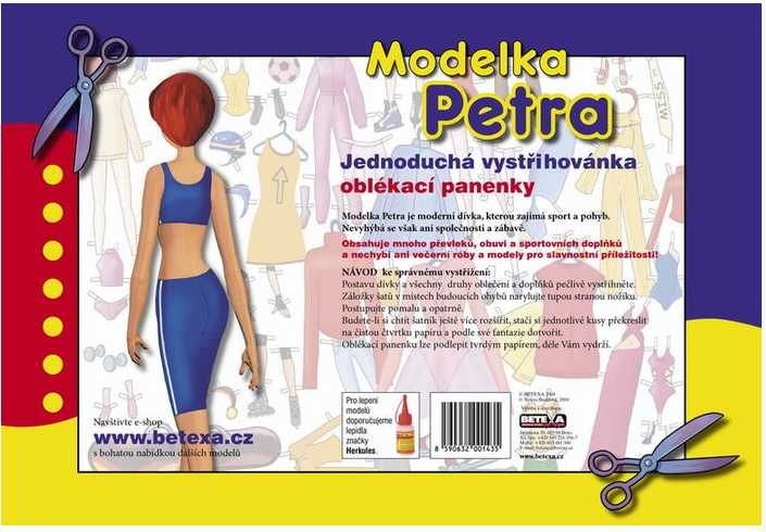 Vystřihovánky - modelka Petra - 143 - obrázek 2