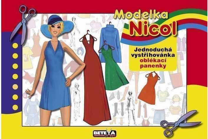 Modelka Nicol - vystřihovánky - obrázek 1