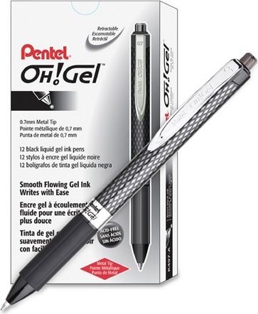 Pentel Oh!Gel K497 černá - obrázek 1