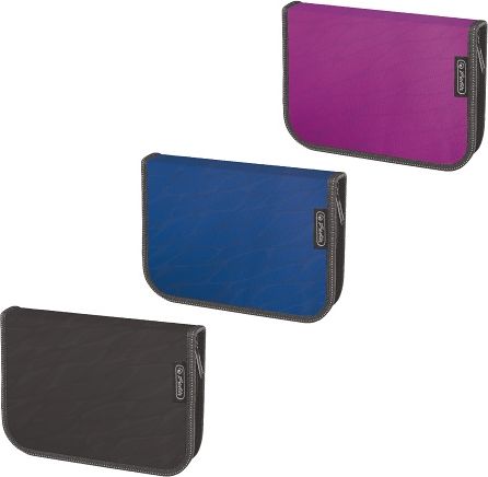 Herlitz Plný penál Nylon, 1 chlopeň, mix barev - obrázek 1