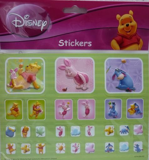 CANPOL-Samolepka Disney,,E" 3D Winnie EAN:5902814358955E - obrázek 1