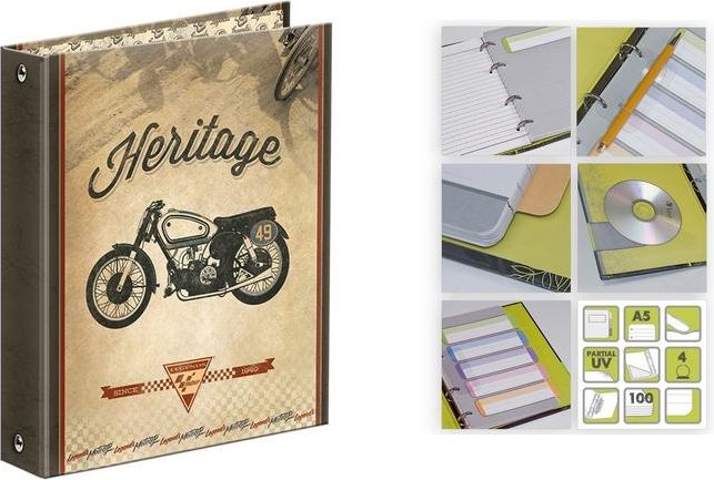 Karisblok A5 Moto GP Retro s rozdružovačem - obrázek 1