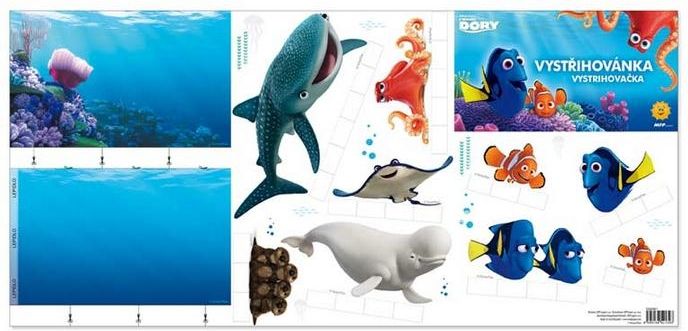 Vystřihovánka Hledá se Dory - obrázek 1