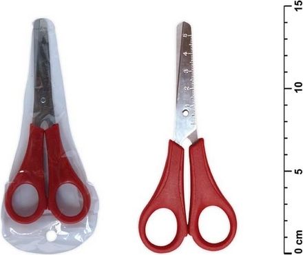 Nůžky 14cm kulaté pro leváky - obrázek 1