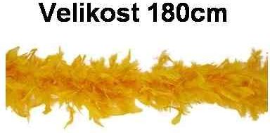 Boa 180cm žluté 60g (žluté boa) - obrázek 1