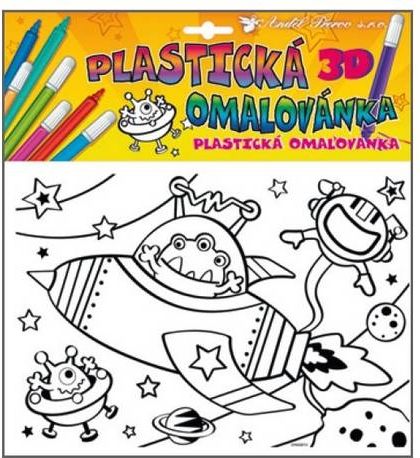 Anděl Plastická omalovánka vesmír 10028, 29x27cm - obrázek 1