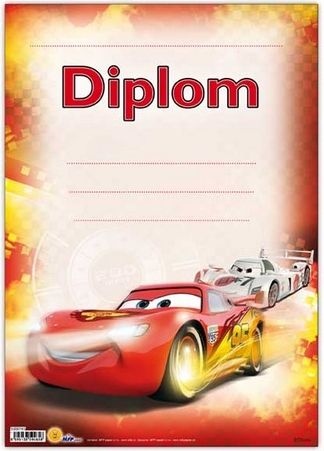 Diplom MFP A4 Cars MFP - dětský diplom - obrázek 1
