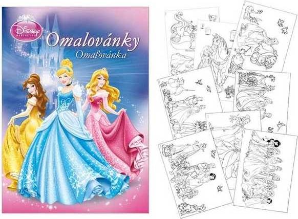 Omalovánky A4 Princess - obrázek 1