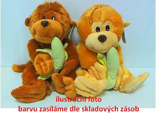 PLYŠ-Opice ZUZANA sedící 32cm - obrázek 1