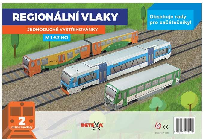 Vystřihovánky Regionální vlaky - obrázek 2