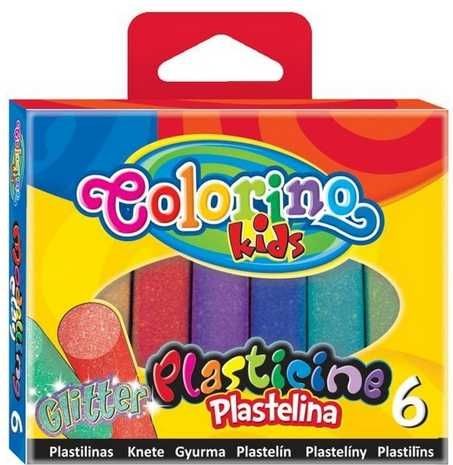 Modelína Colorino se třpytkami 6 barev - obrázek 1