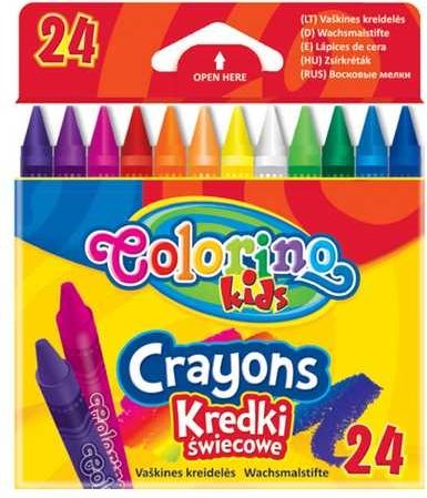 Colorino voskovky kulaté 24 barev - obrázek 1