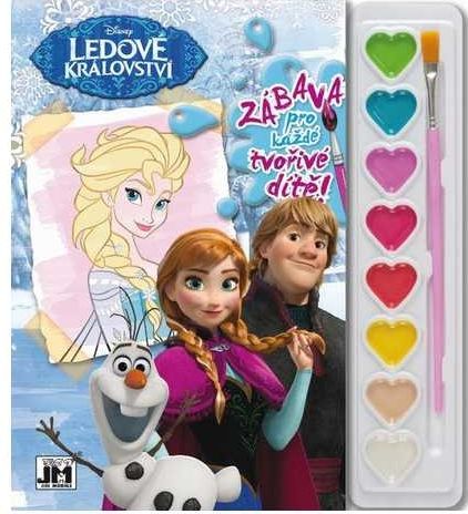 Omalovánky s barvami A5 FROZEN Ledové království - obrázek 1