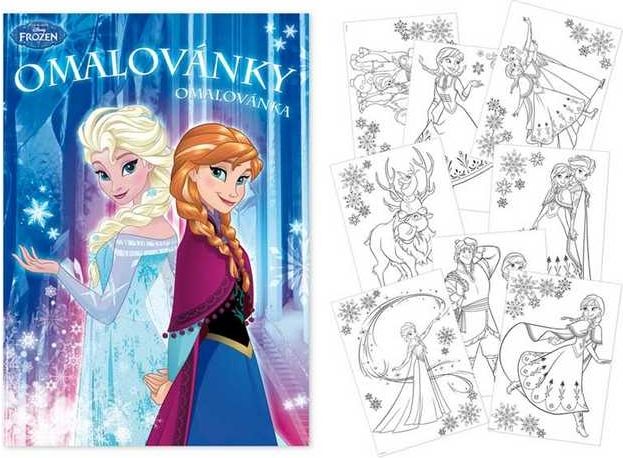 Omalovánky MFP A4 Frozen - Ledové království - obrázek 1