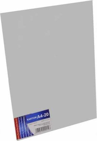 Karton A4 170g 20listů šedá - obrázek 1