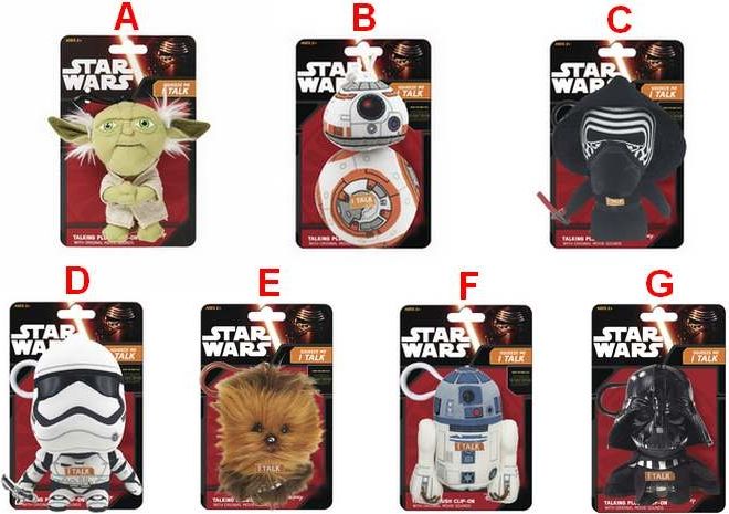 Star Wars VII: Mini mluvící plyšová hračka 10 cm - obrázek 1