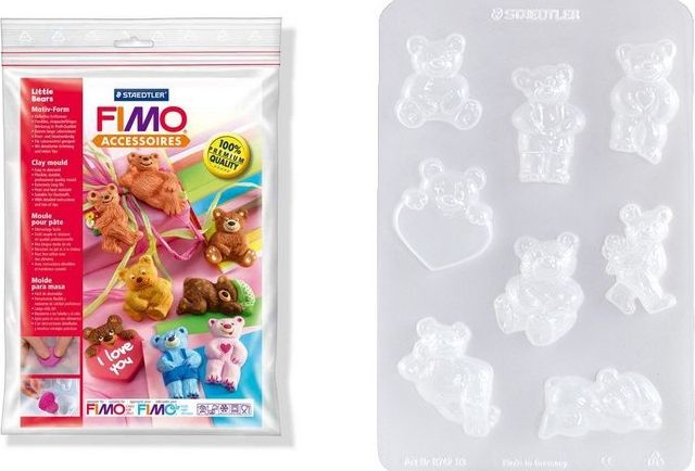 Fimo Silikonová forma Little bears“ - obrázek 1
