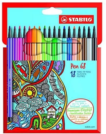 Fixy STABILO PEN 68, 18 ks - obrázek 1