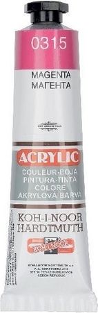 KOH-I-NOOR Akrylová barva 40ml magenta 0315 - obrázek 1