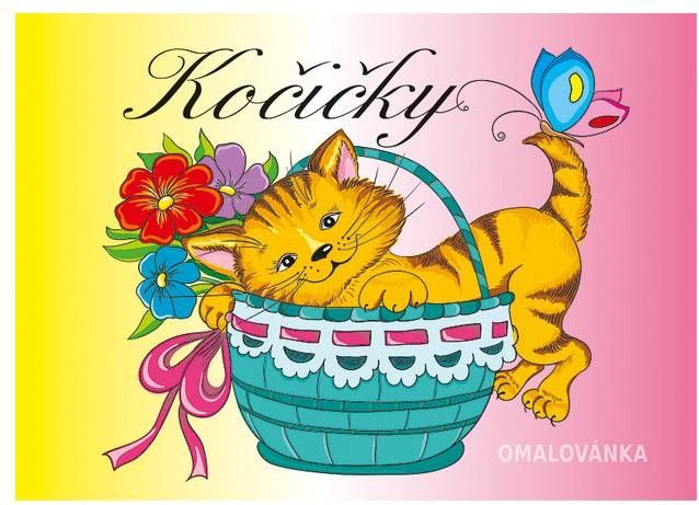 Omalovánka A5 - Kočičky a pejskové - obrázek 1