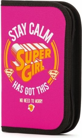 školní penál SuperGirl STAY CALM - obrázek 2