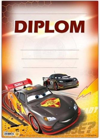 Diplom MFP A4 Cars MFP - dětský diplom - obrázek 1