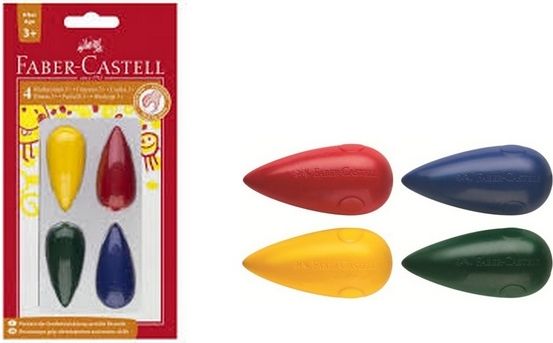 Faber-Castell Pastelky plastové 4 barvy 2040 - obrázek 1