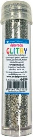 Sypké glitry 6g - stříbrná - obrázek 1