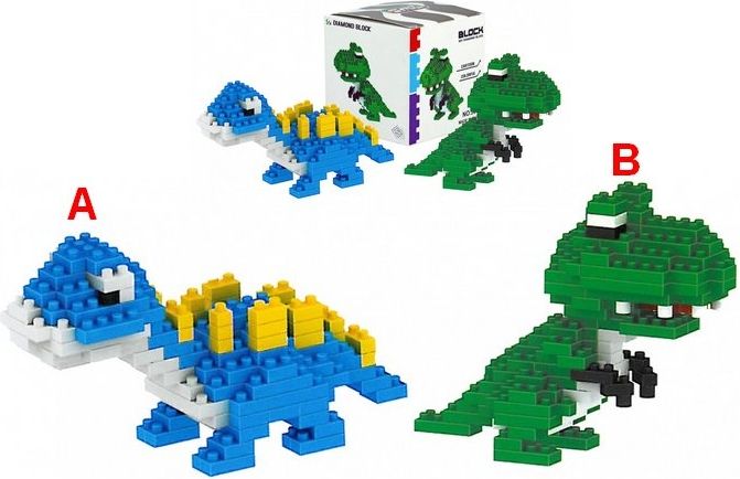Stavebnice mikro dino,krokodýl - obrázek 1